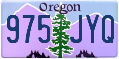 OR license plate 975JYQ