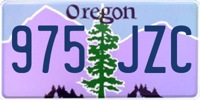 OR license plate 975JZC