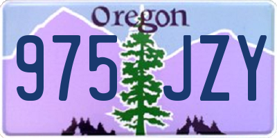OR license plate 975JZY