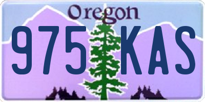 OR license plate 975KAS