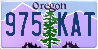 OR license plate 975KAT