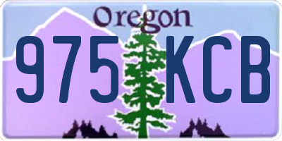 OR license plate 975KCB