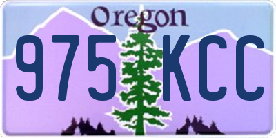 OR license plate 975KCC