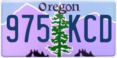 OR license plate 975KCD