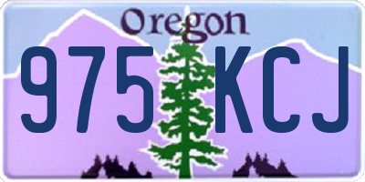 OR license plate 975KCJ