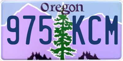 OR license plate 975KCM