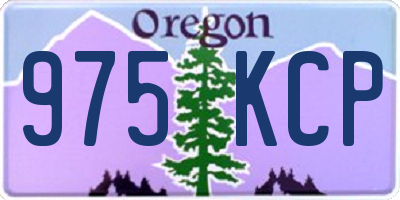 OR license plate 975KCP