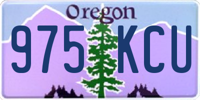 OR license plate 975KCU