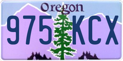 OR license plate 975KCX