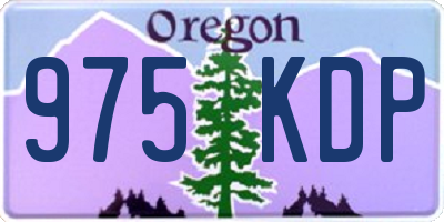 OR license plate 975KDP