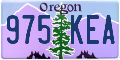 OR license plate 975KEA