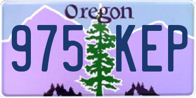 OR license plate 975KEP