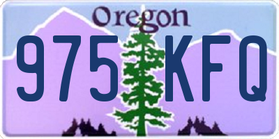OR license plate 975KFQ