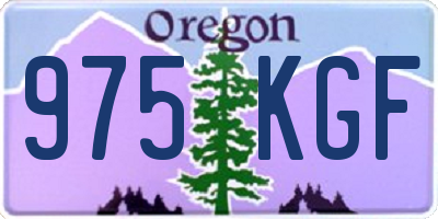 OR license plate 975KGF