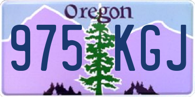 OR license plate 975KGJ