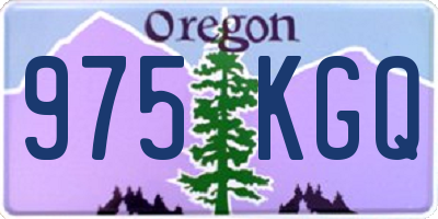 OR license plate 975KGQ