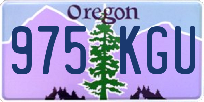OR license plate 975KGU
