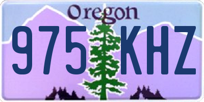 OR license plate 975KHZ
