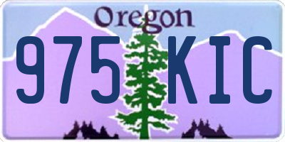 OR license plate 975KIC