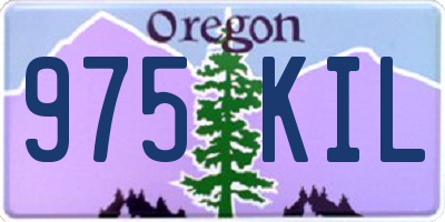 OR license plate 975KIL