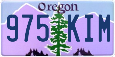 OR license plate 975KIM