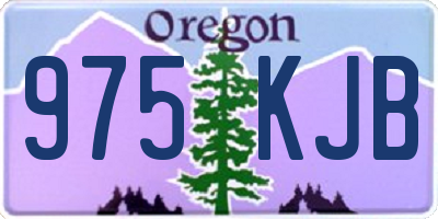 OR license plate 975KJB