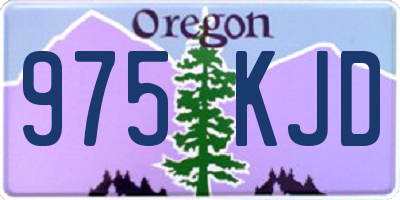 OR license plate 975KJD