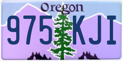 OR license plate 975KJI