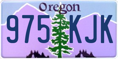 OR license plate 975KJK