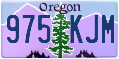 OR license plate 975KJM