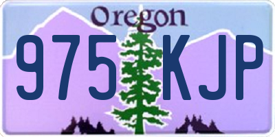 OR license plate 975KJP