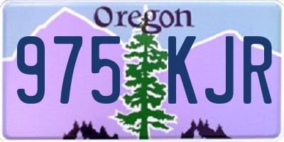 OR license plate 975KJR