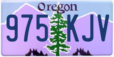 OR license plate 975KJV