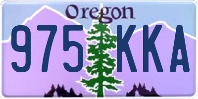OR license plate 975KKA