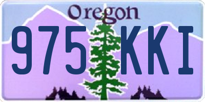 OR license plate 975KKI