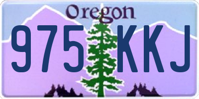 OR license plate 975KKJ