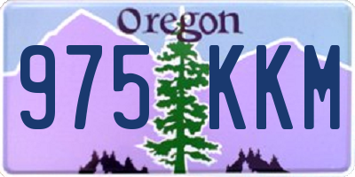 OR license plate 975KKM