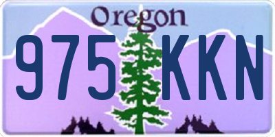 OR license plate 975KKN