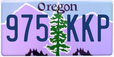 OR license plate 975KKP