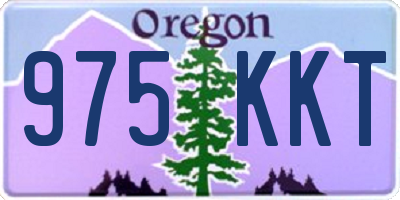 OR license plate 975KKT