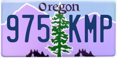 OR license plate 975KMP