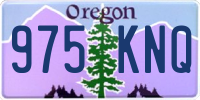 OR license plate 975KNQ