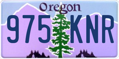 OR license plate 975KNR