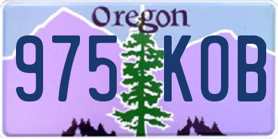 OR license plate 975KOB