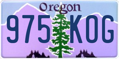 OR license plate 975KOG