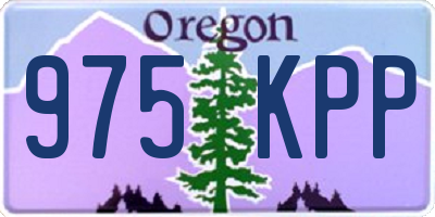 OR license plate 975KPP