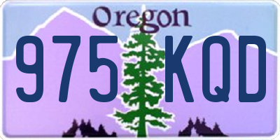 OR license plate 975KQD