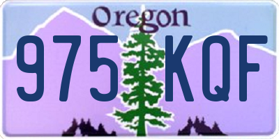 OR license plate 975KQF
