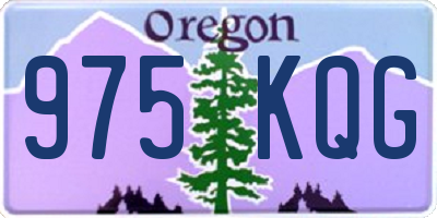 OR license plate 975KQG