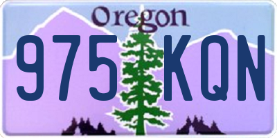 OR license plate 975KQN